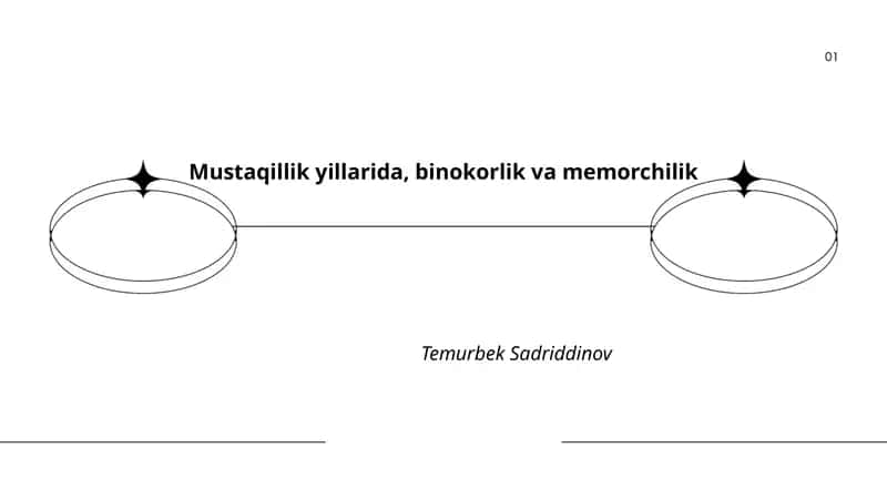 Mustaqillik yillarida, binokorlik va memorchilik 1