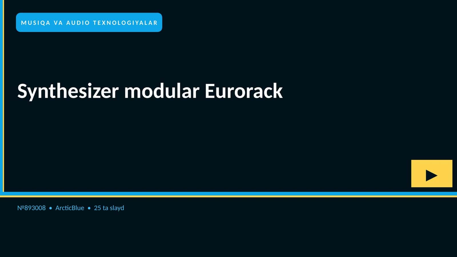 Synthesizer modular Eurorack 1