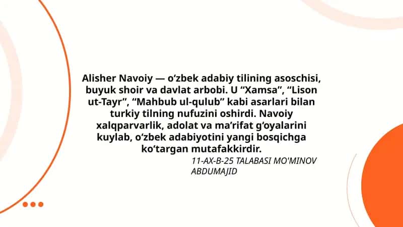 Alisher Navoiy 1