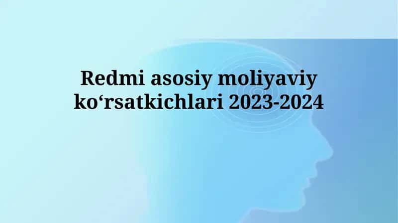 Redmi asosiy moliyaviy koʻrsatkichlari 2023-2024 1