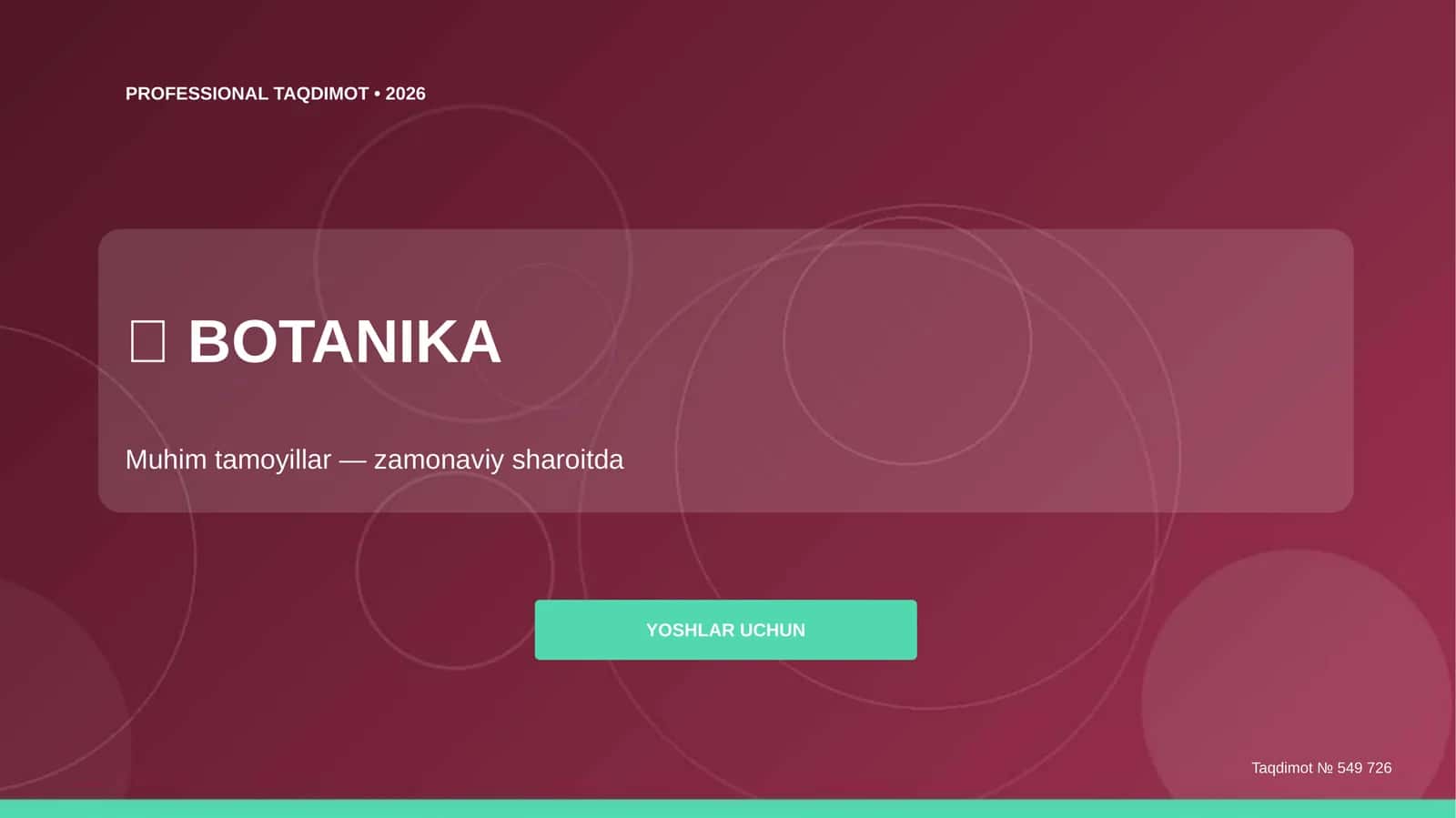 BOTANIKA 1