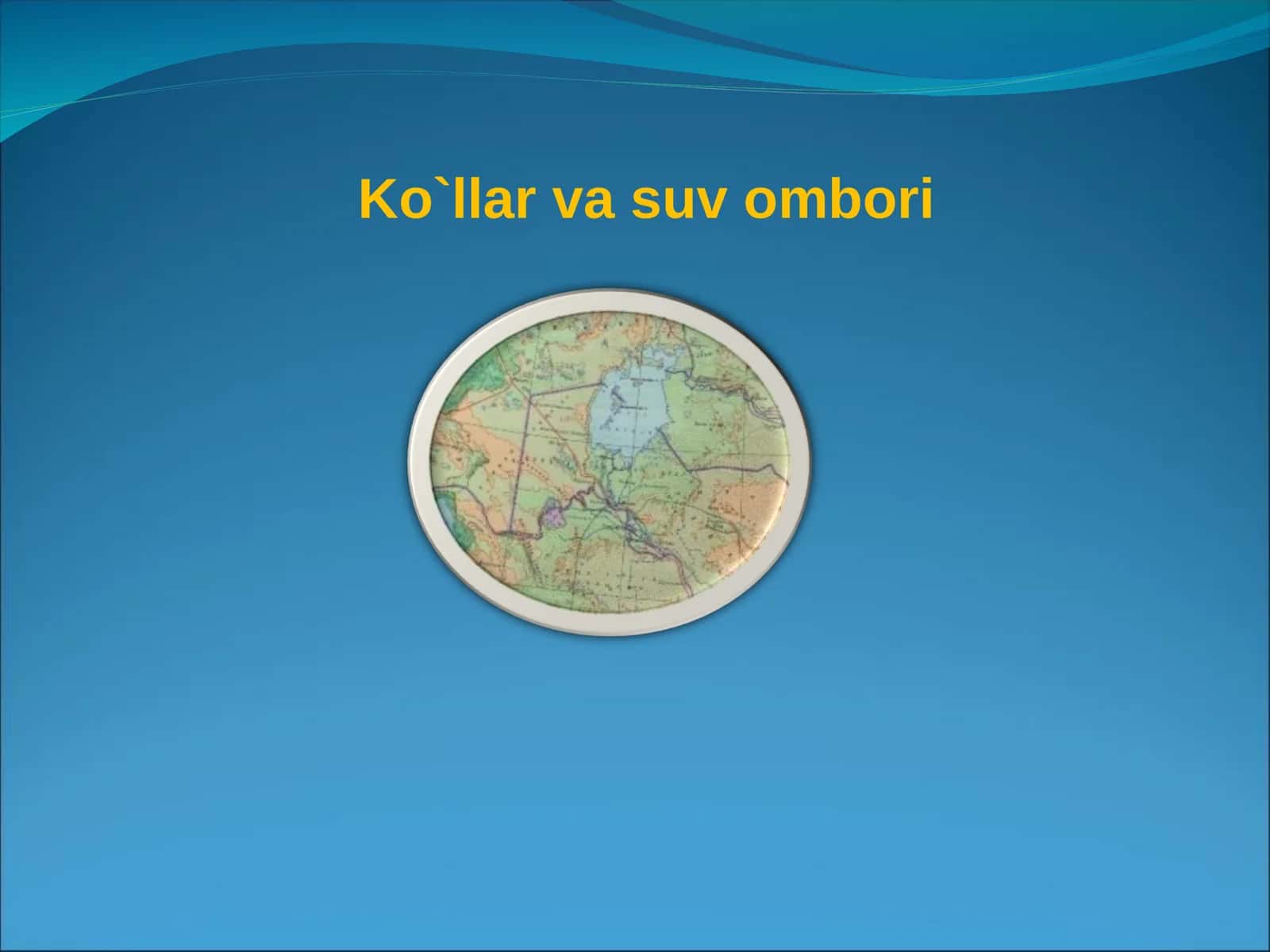Ko`llar va suv ombori 1