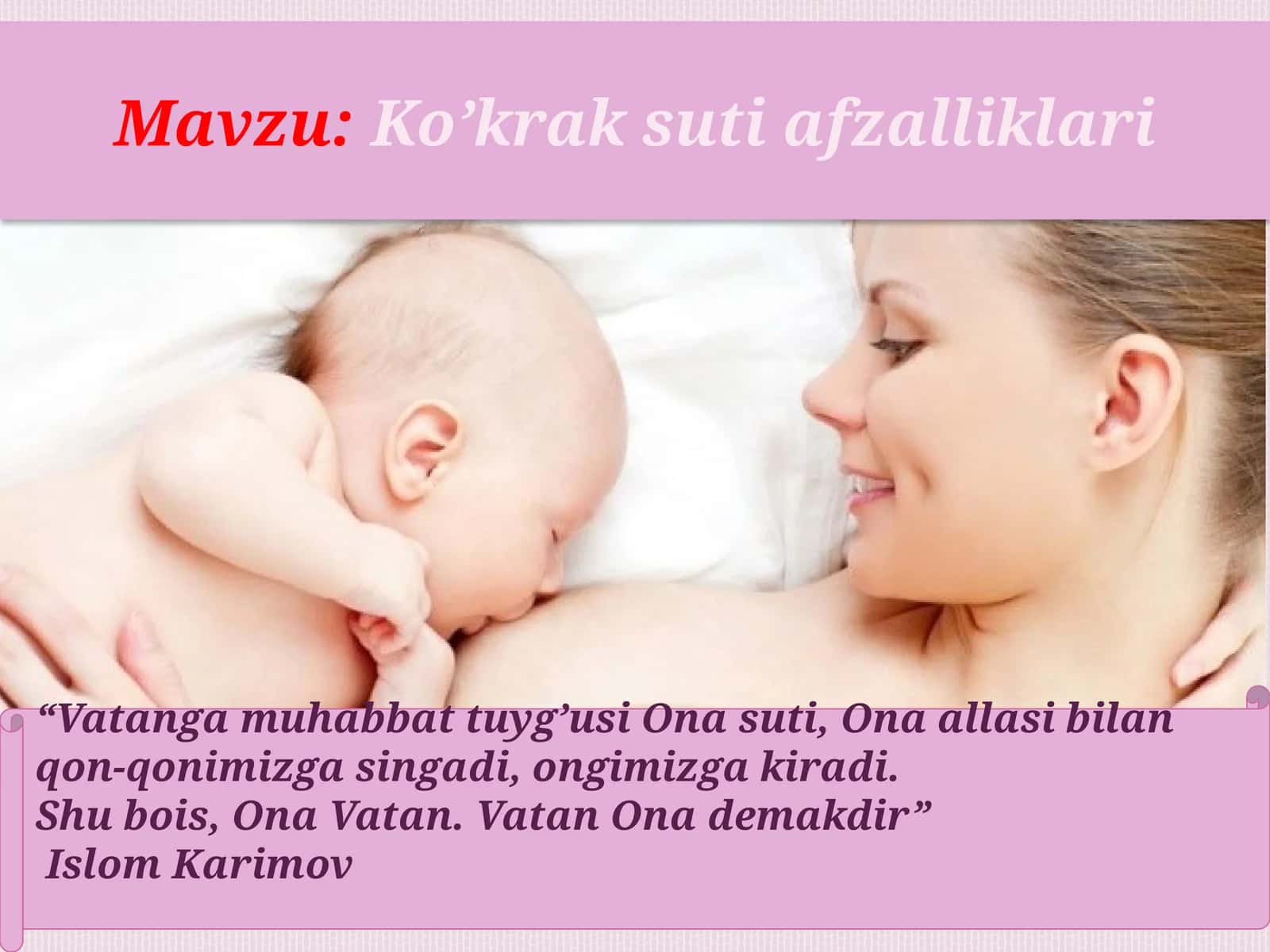 Ko’krak suti afzalliklari 1