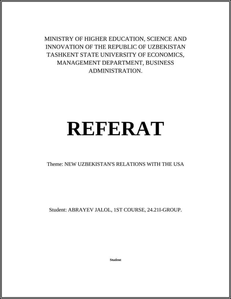 Economic Cooperation and Trade Agreements 1