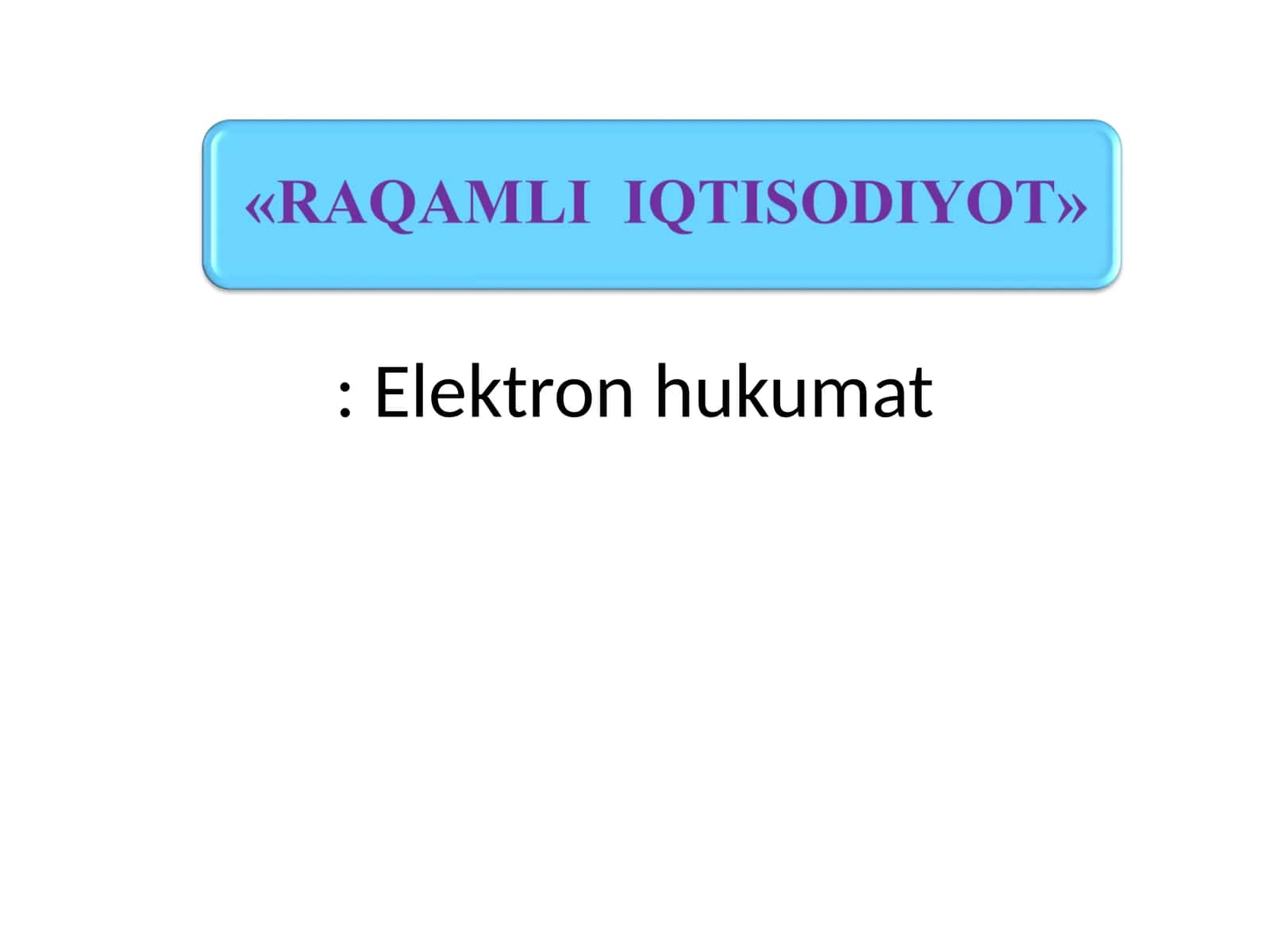 Elektron hukumat 1
