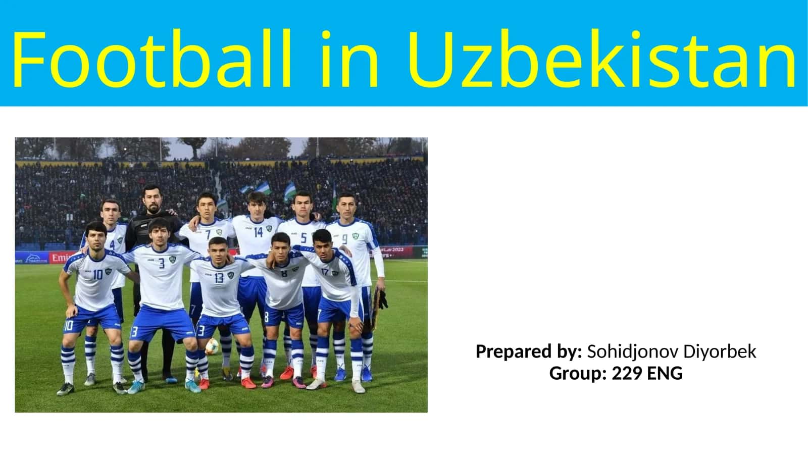Football in Uzbekistan 1