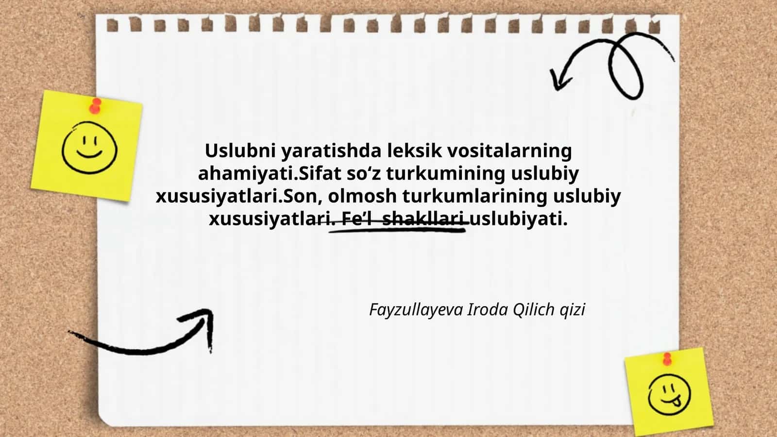 Fe’l shakllari uslubiyati 1