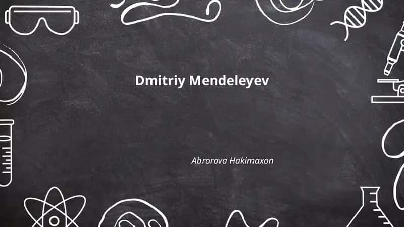 Dmitriy Mendeleyev 1