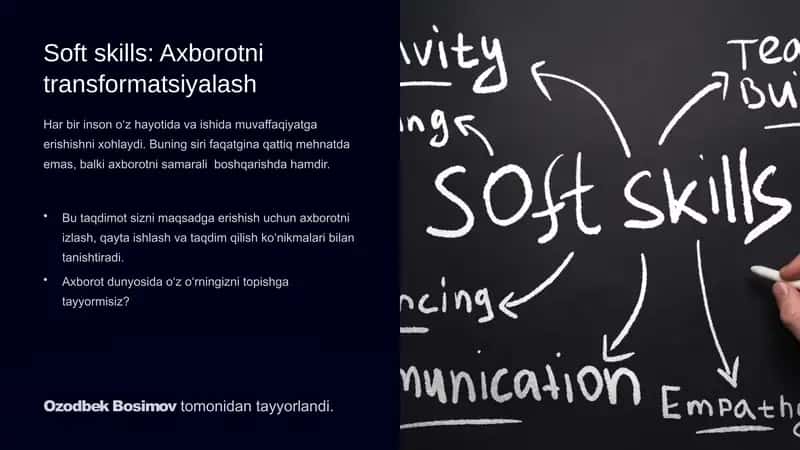 Axborotni transformatsiyalash 1