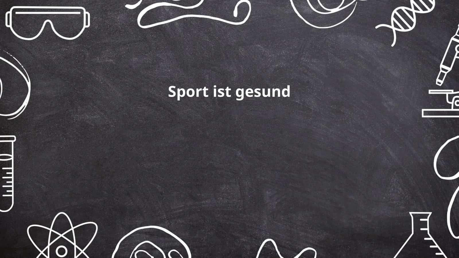 Sport ist gesund 1