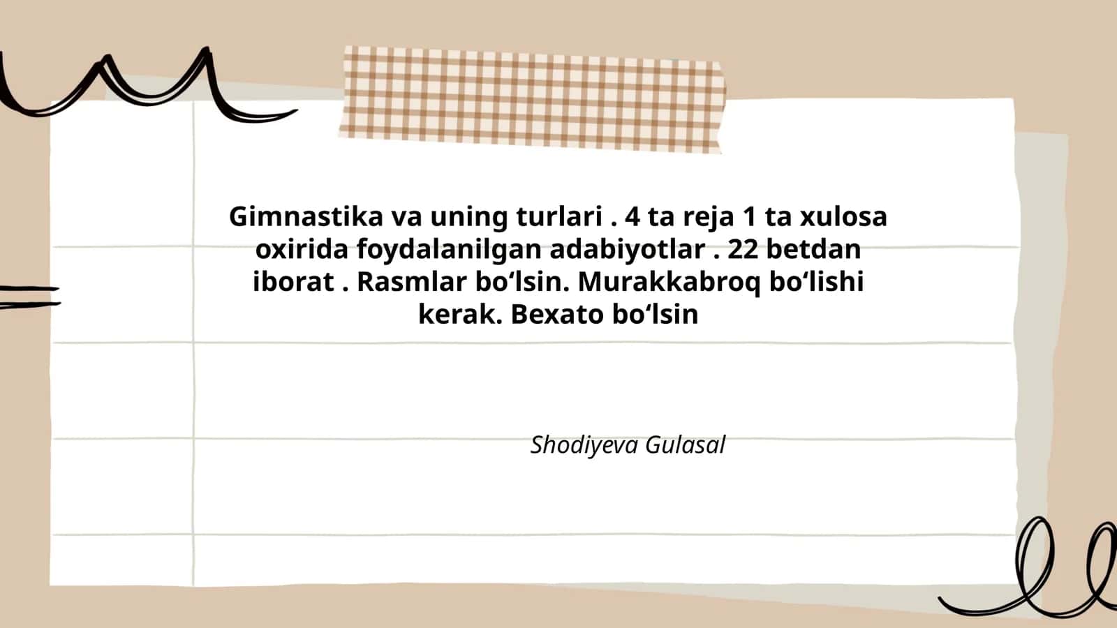 Gimnastika va uning turlari 1