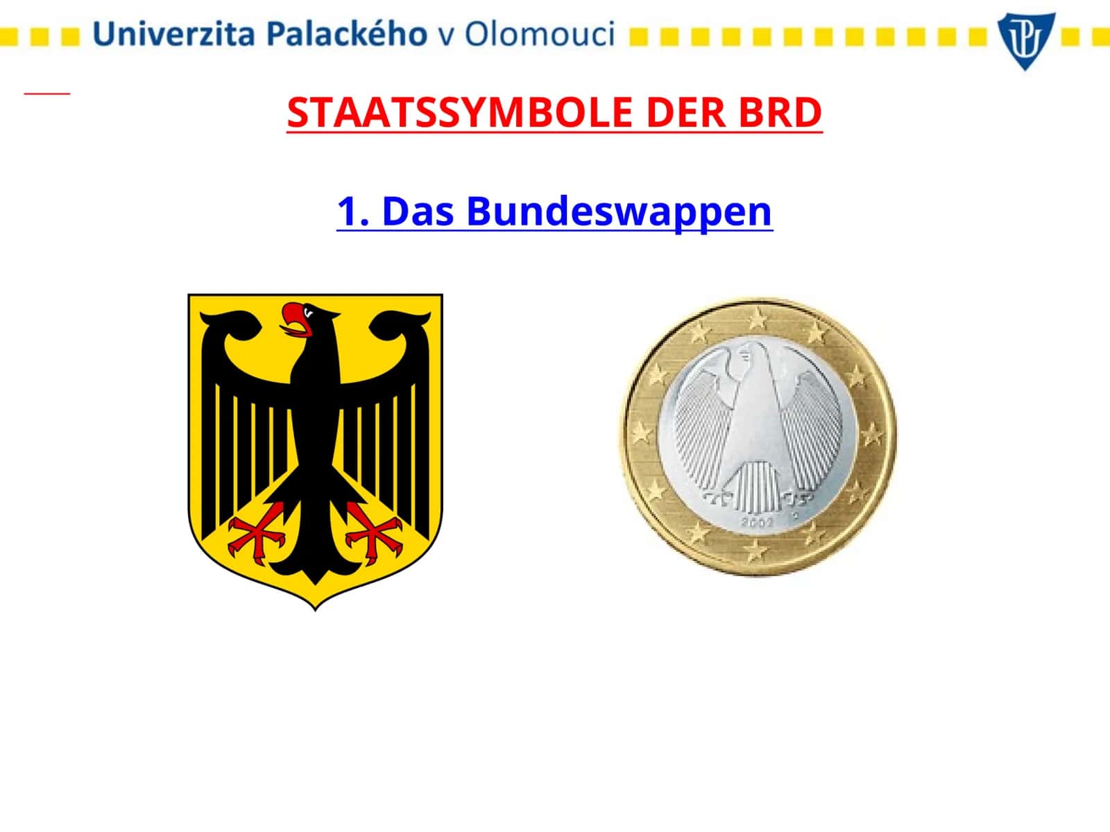 Das Bundeswappen 1