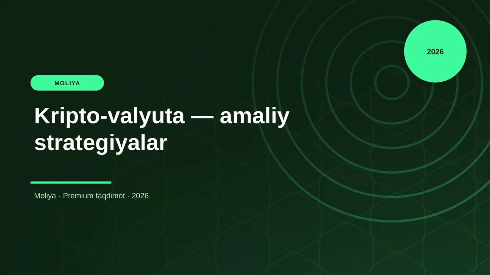 Kripto-valyuta — amaliy strategiyalar 1