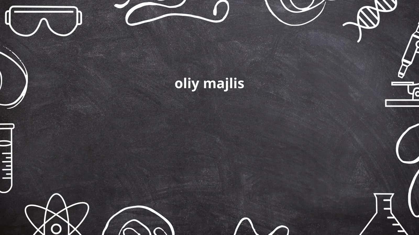 Oliy Majlis 1
