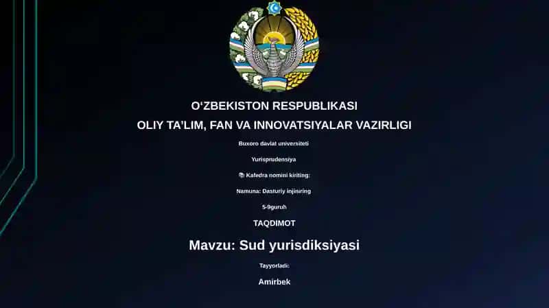Sud yurisdiksiyasi