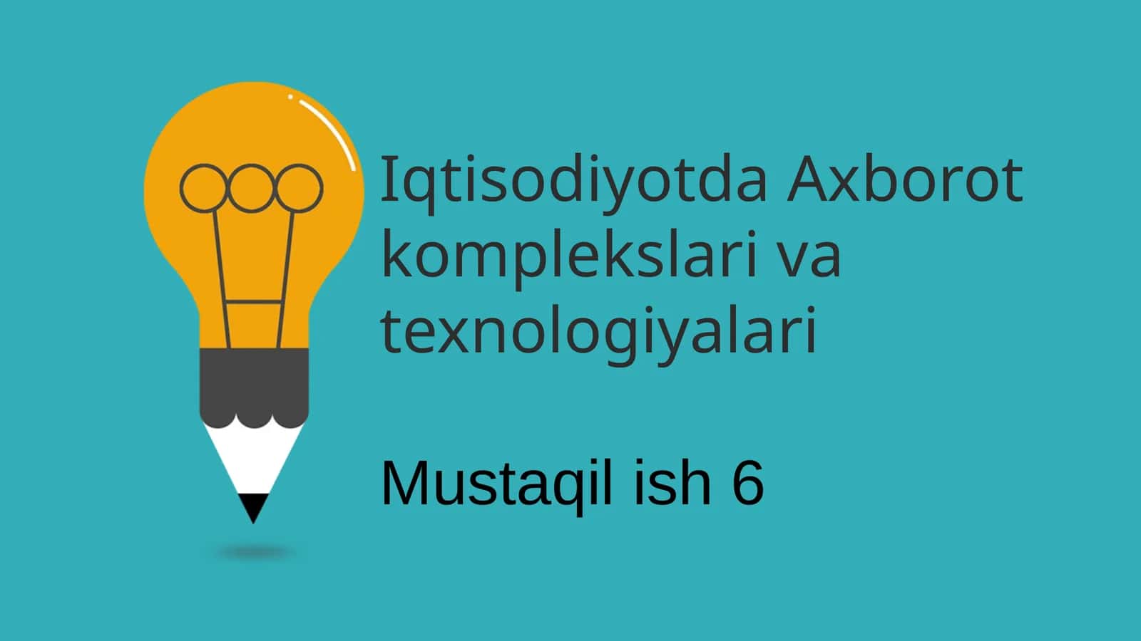 Korparativ axborot tizimlari 1