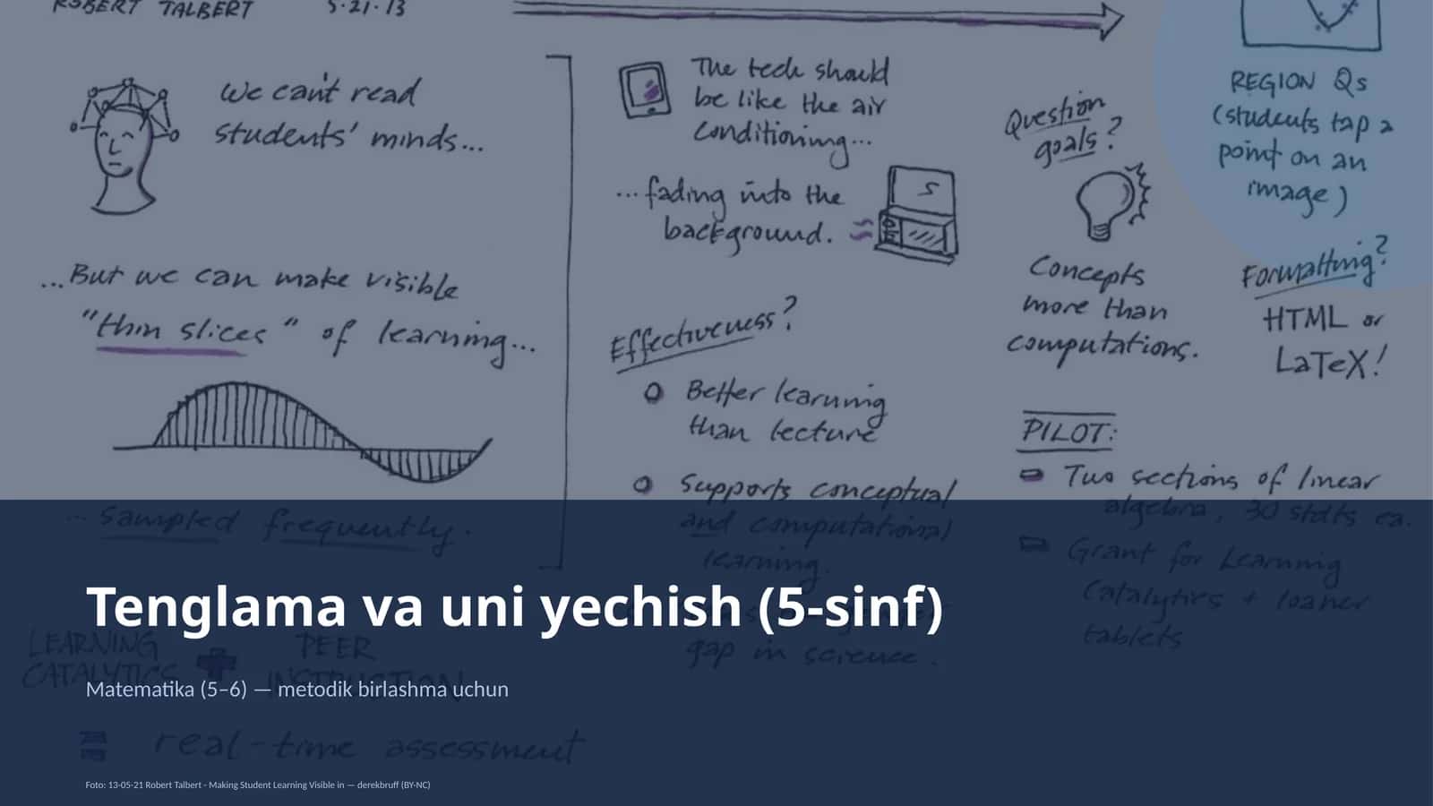 Tenglama va uni yechish (5-sinf) 1