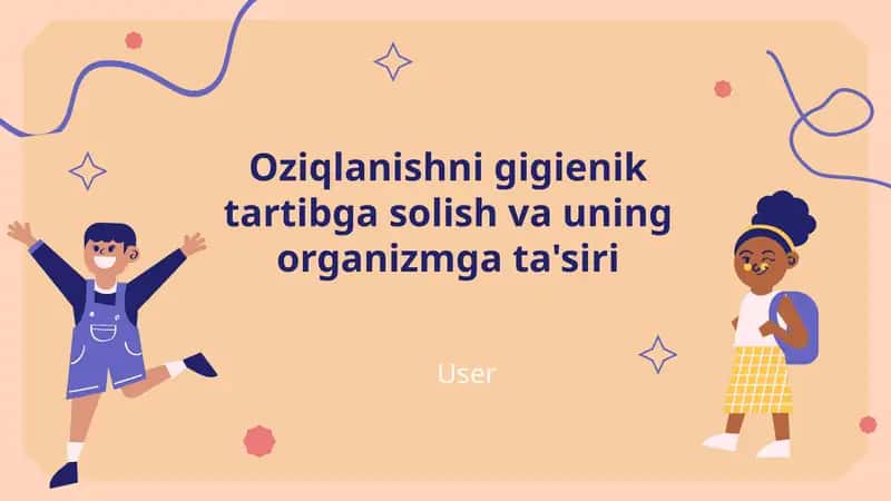 Gigienik Oziqlanish Tartiblari 1