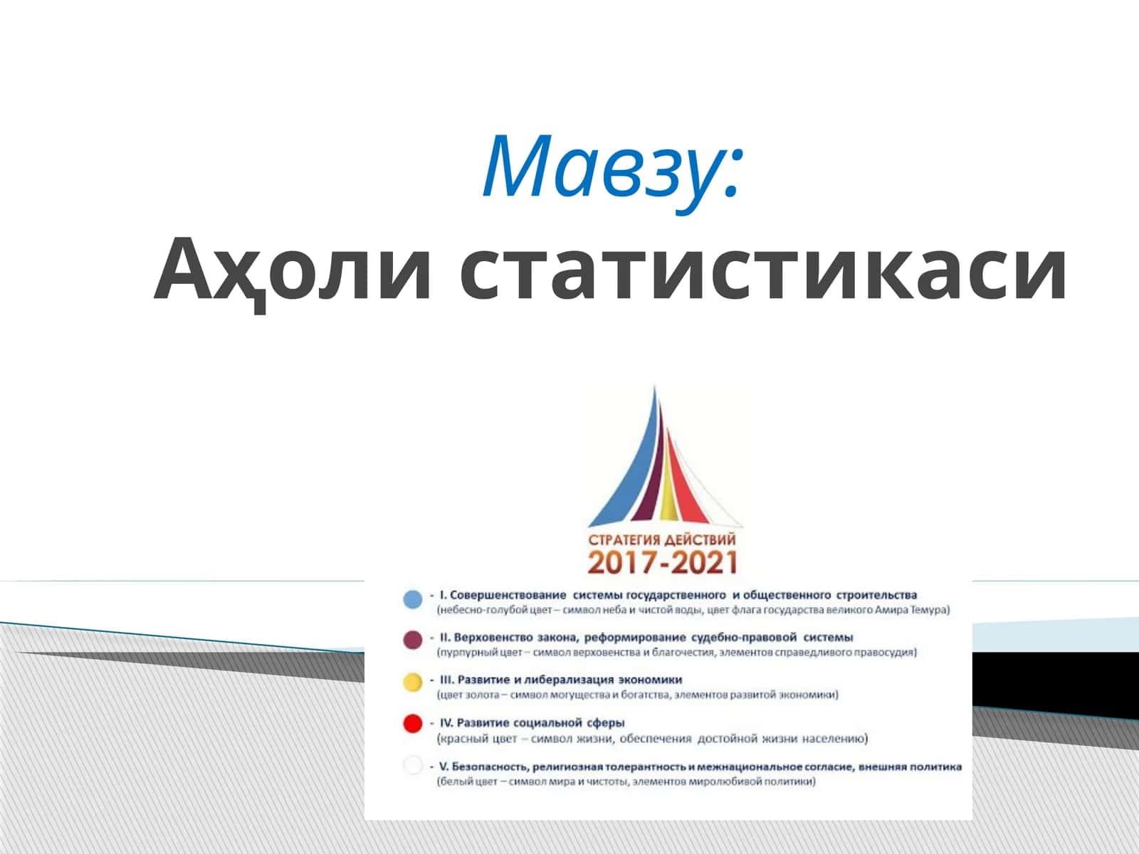 Аҳоли статистикаси 1