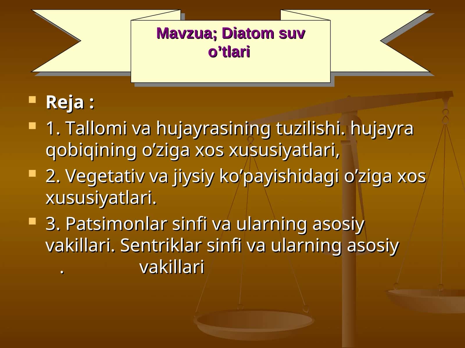 Diatom suv o’tlari 1