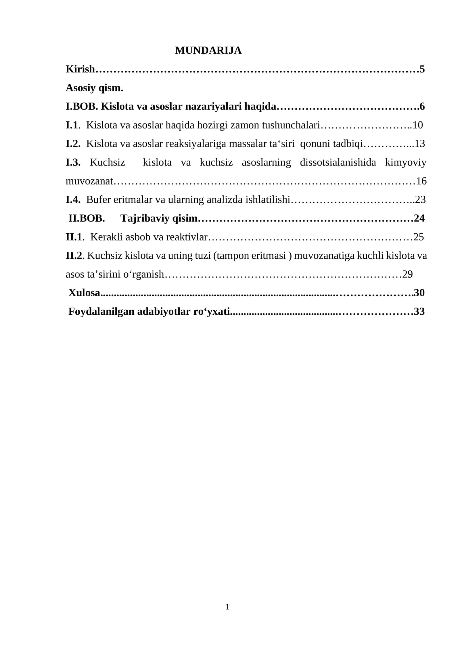 Kislota va asoslar nazariyalari haqida 1