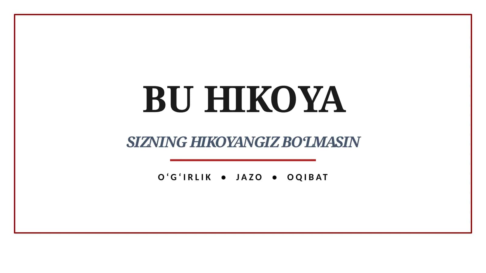 BU HIKOYA 1
