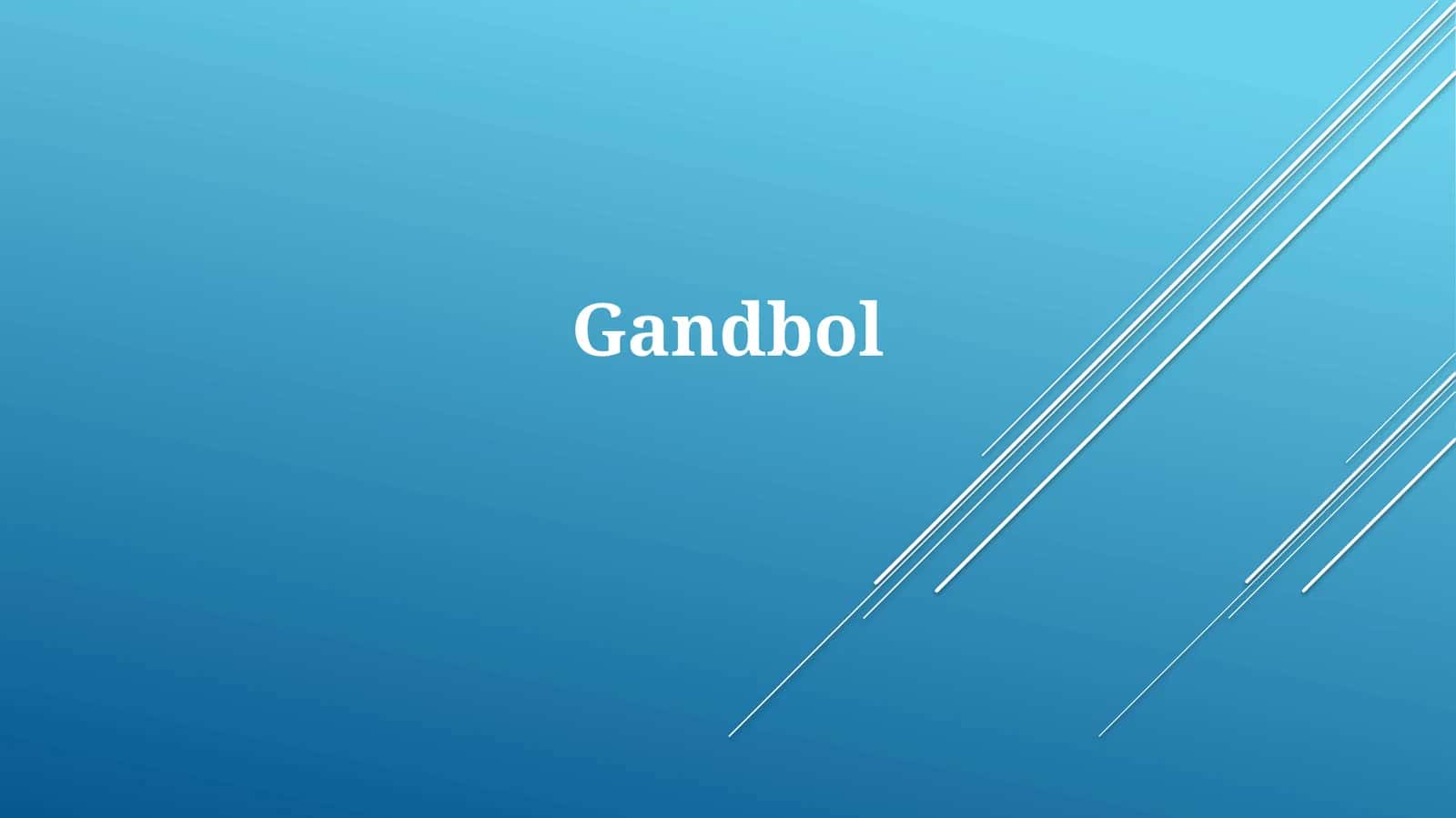 Gandbol 1