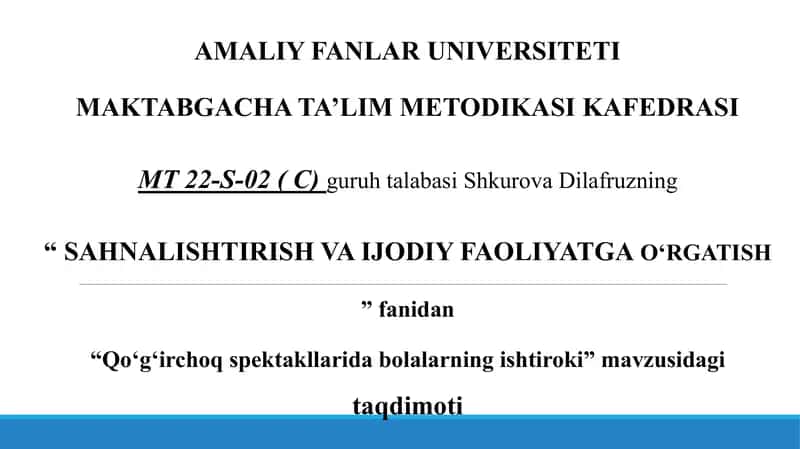 Qoʻgʻirchoq spektakllarida bolalarning ishtiroki 1