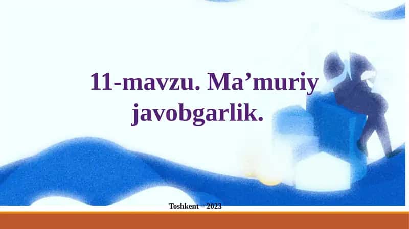 Ma’muriy javobgarlik 1