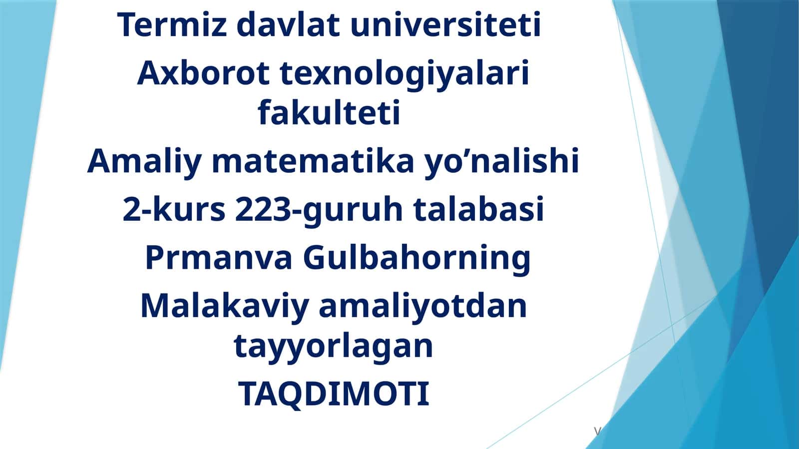 Veb-sayt yaratish 1