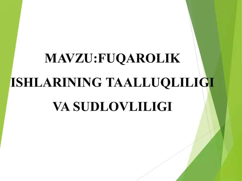 TAALLUQLILIK 1