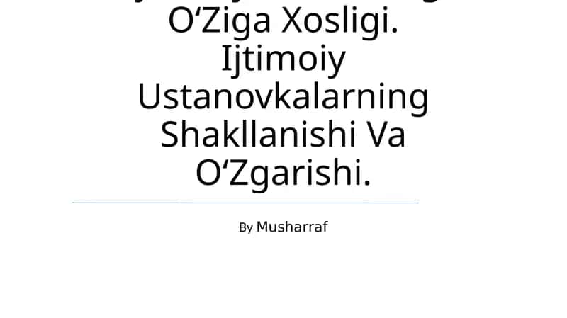 Yosh Davrlarida Shaxs Ijtimoiylashuvining O‘Ziga Xosligi 1