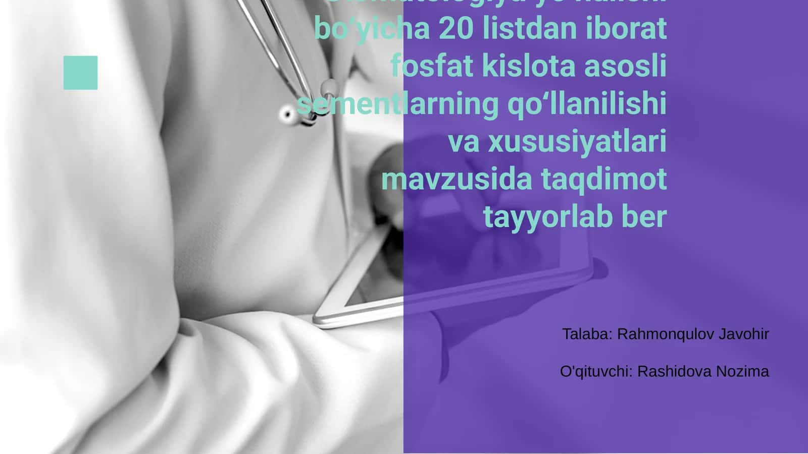 Fosfat kislota asosli sementlar 1