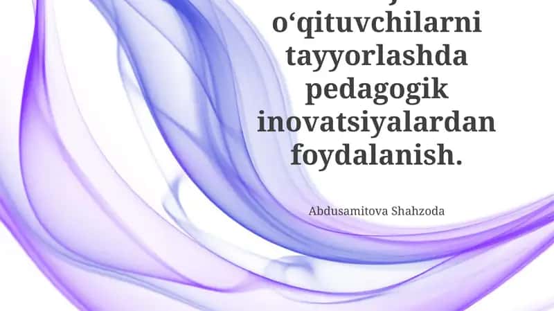 Innovatsion pedagogik yondashuvlar 1