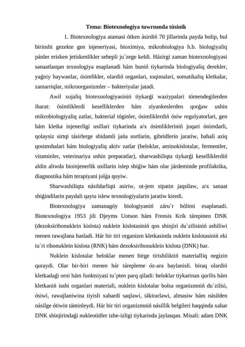 Biotexnologiya 1