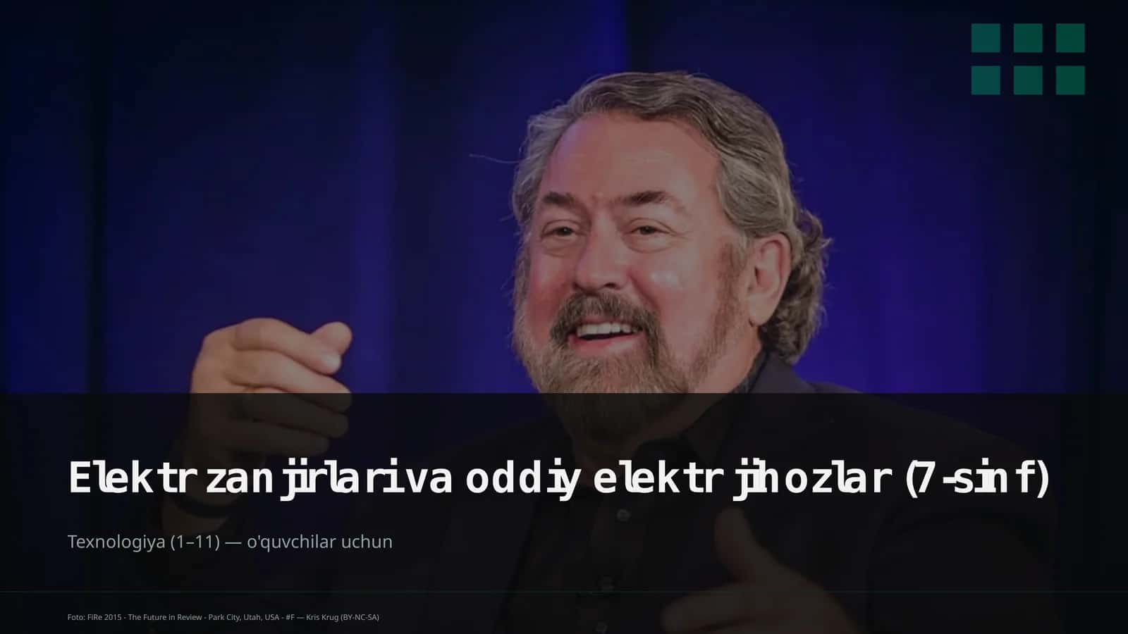 Elektr zanjirlari va oddiy elektr jihozlar (7-sinf) 1
