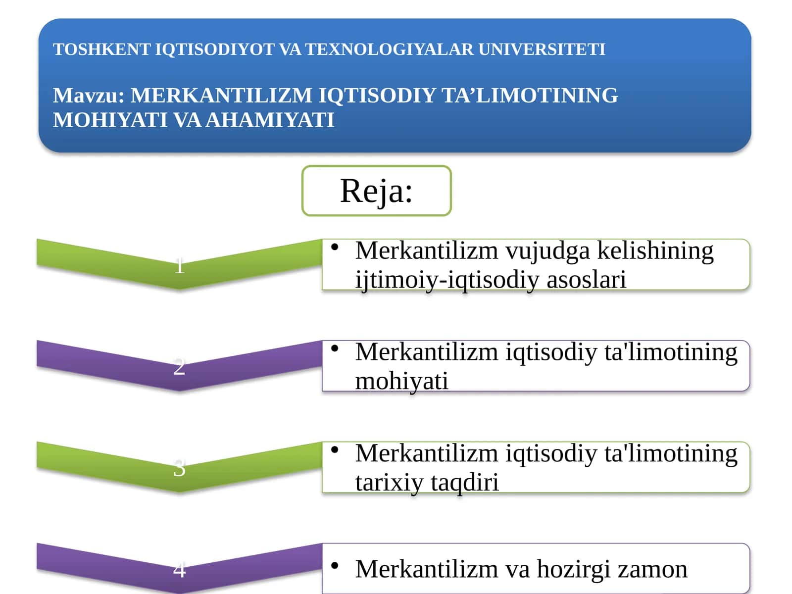 Merkantilizm ta'limoti 1
