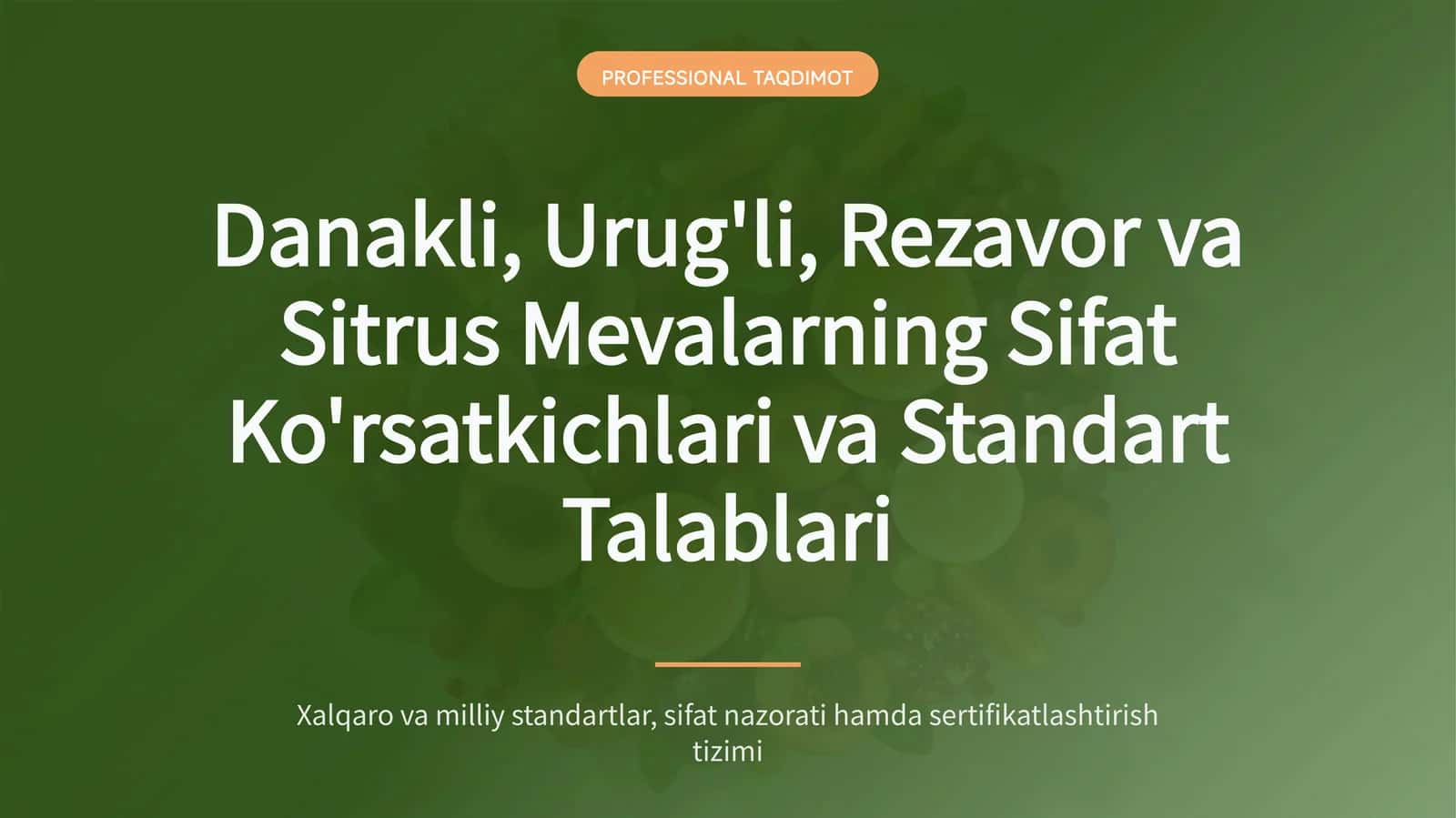Professional Taqdimot 1
