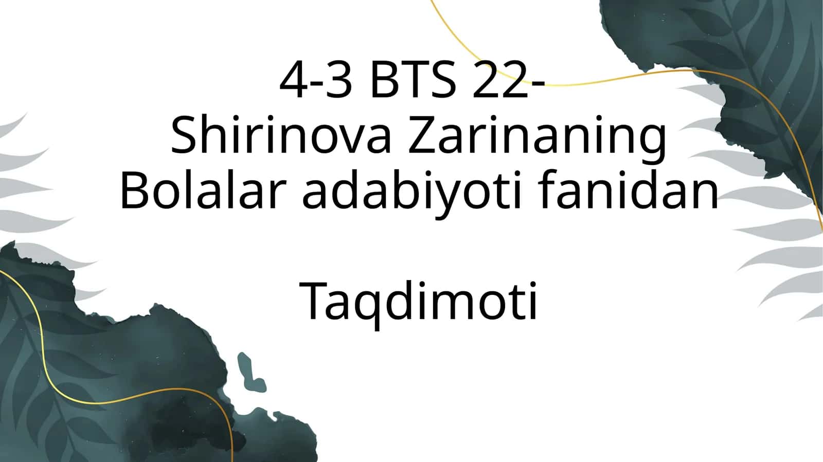 Xamsa Turkumi 1