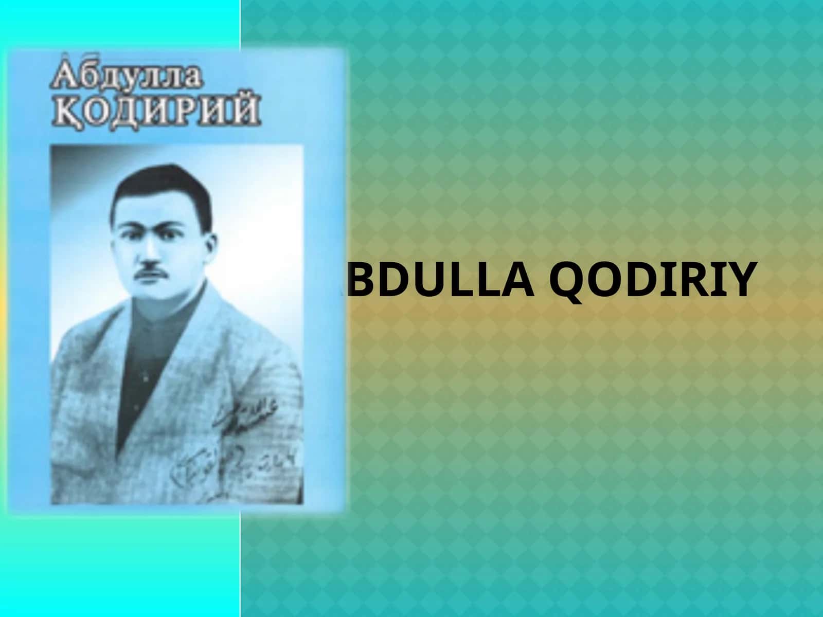 Adib hayotiga nazar 1
