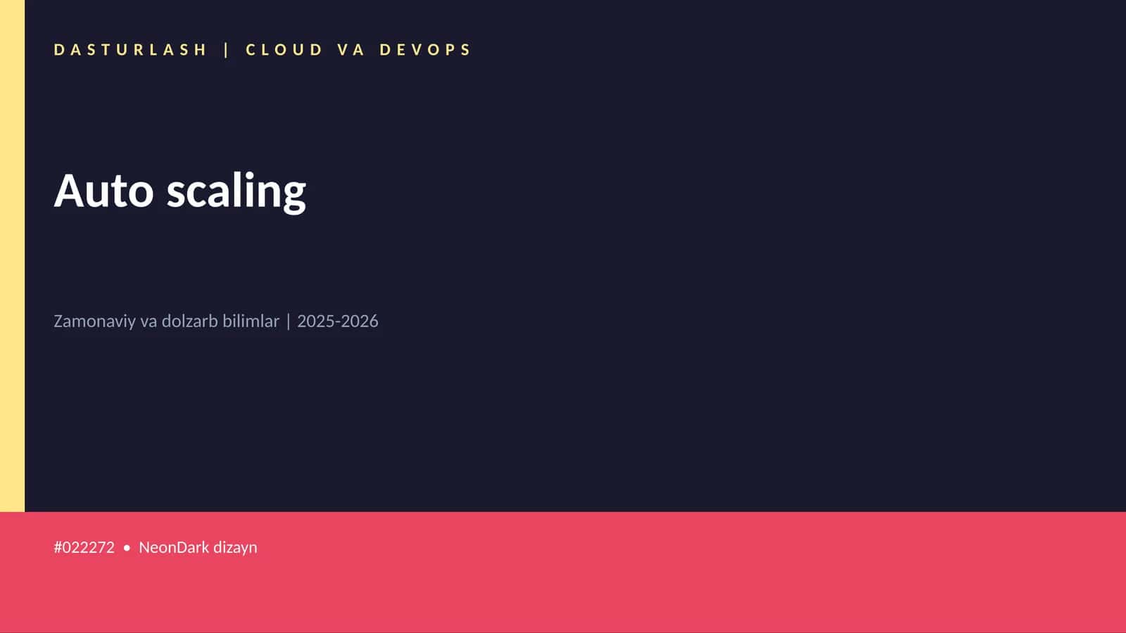 Auto scaling 1