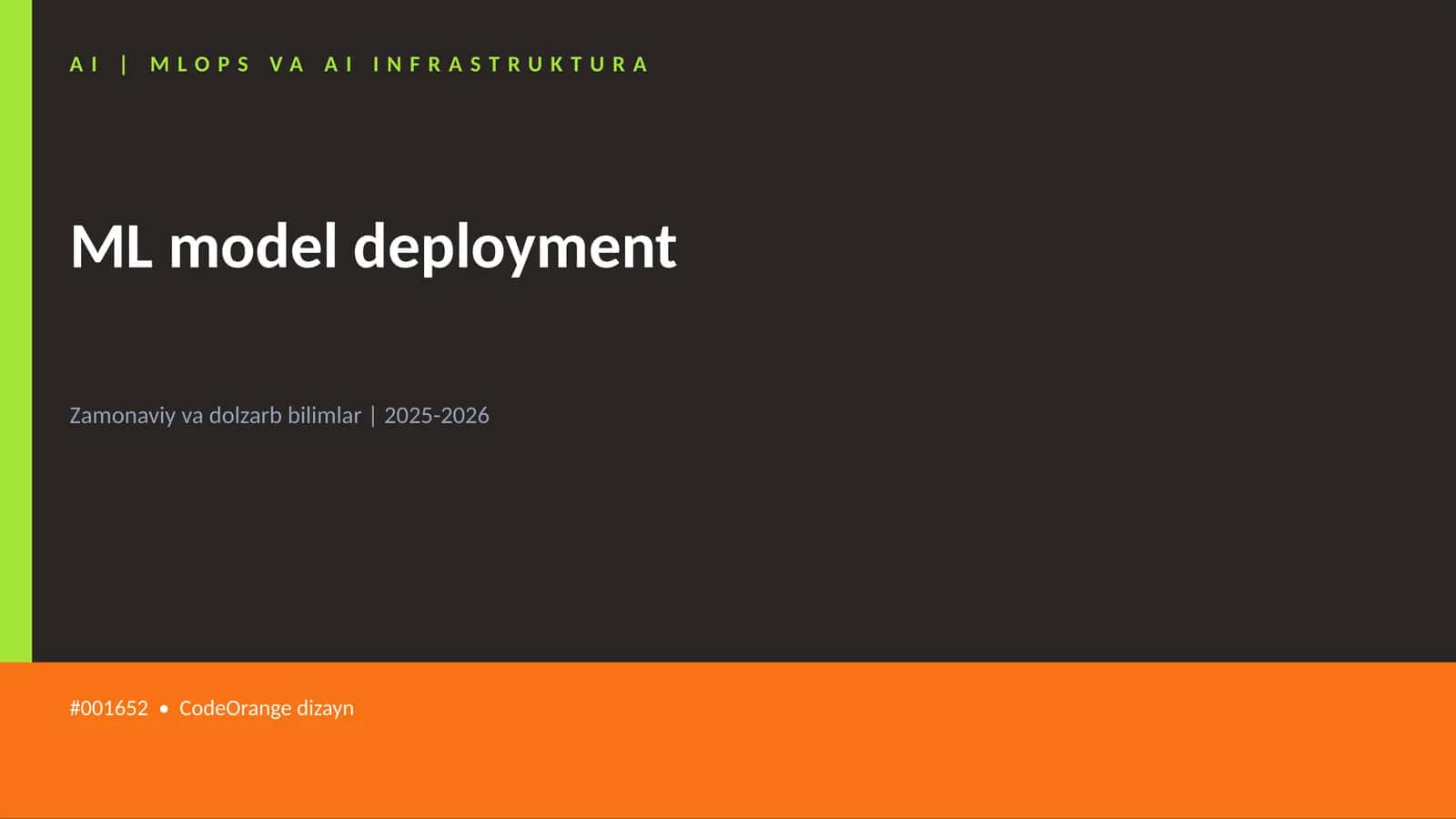 ML model deployment 1