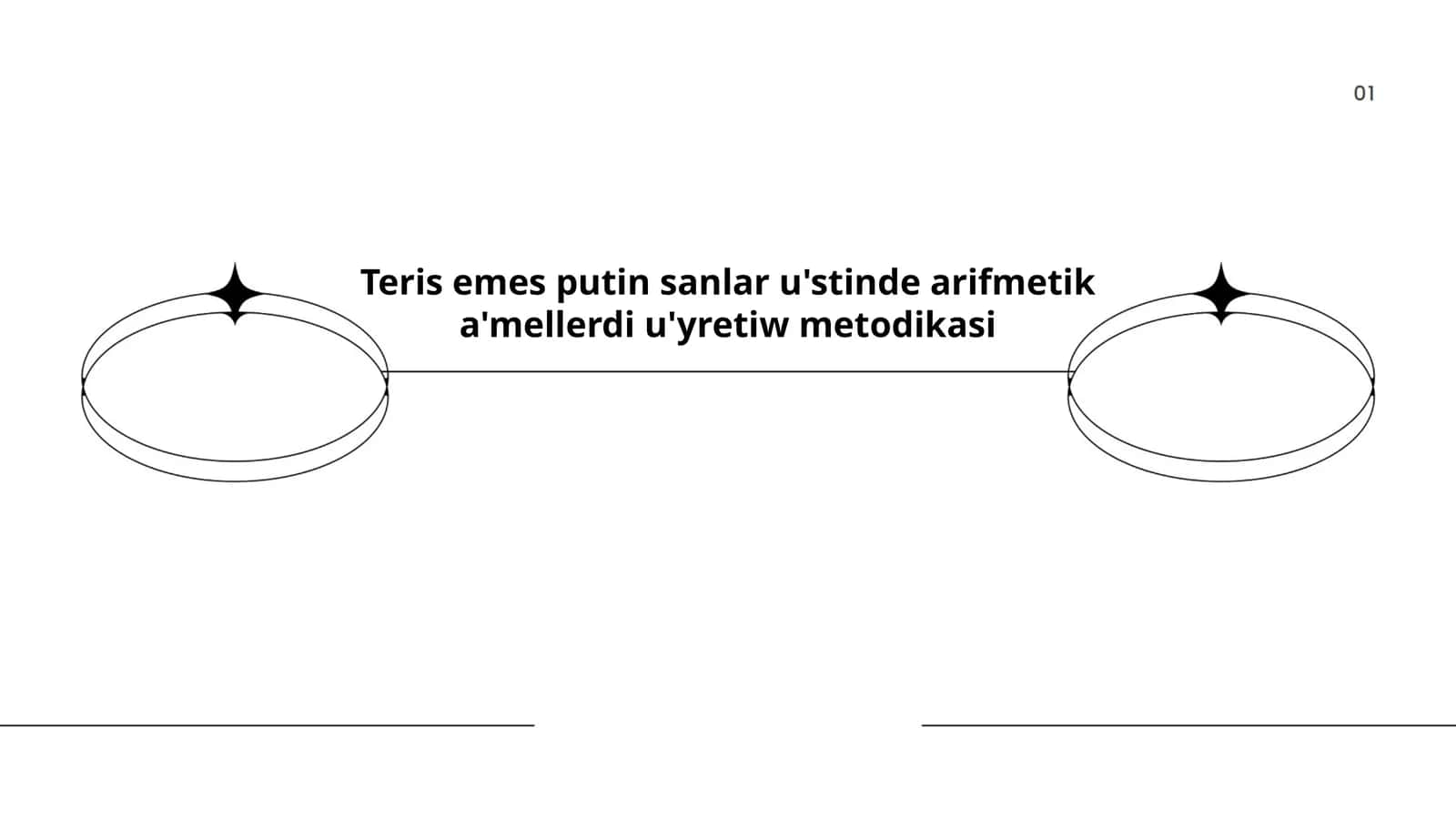 Arifmetik amallarni tahlil qilish 1