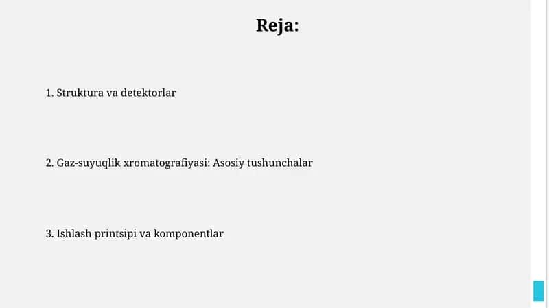 Gaz-suyuqlik xromatografiyasi 1