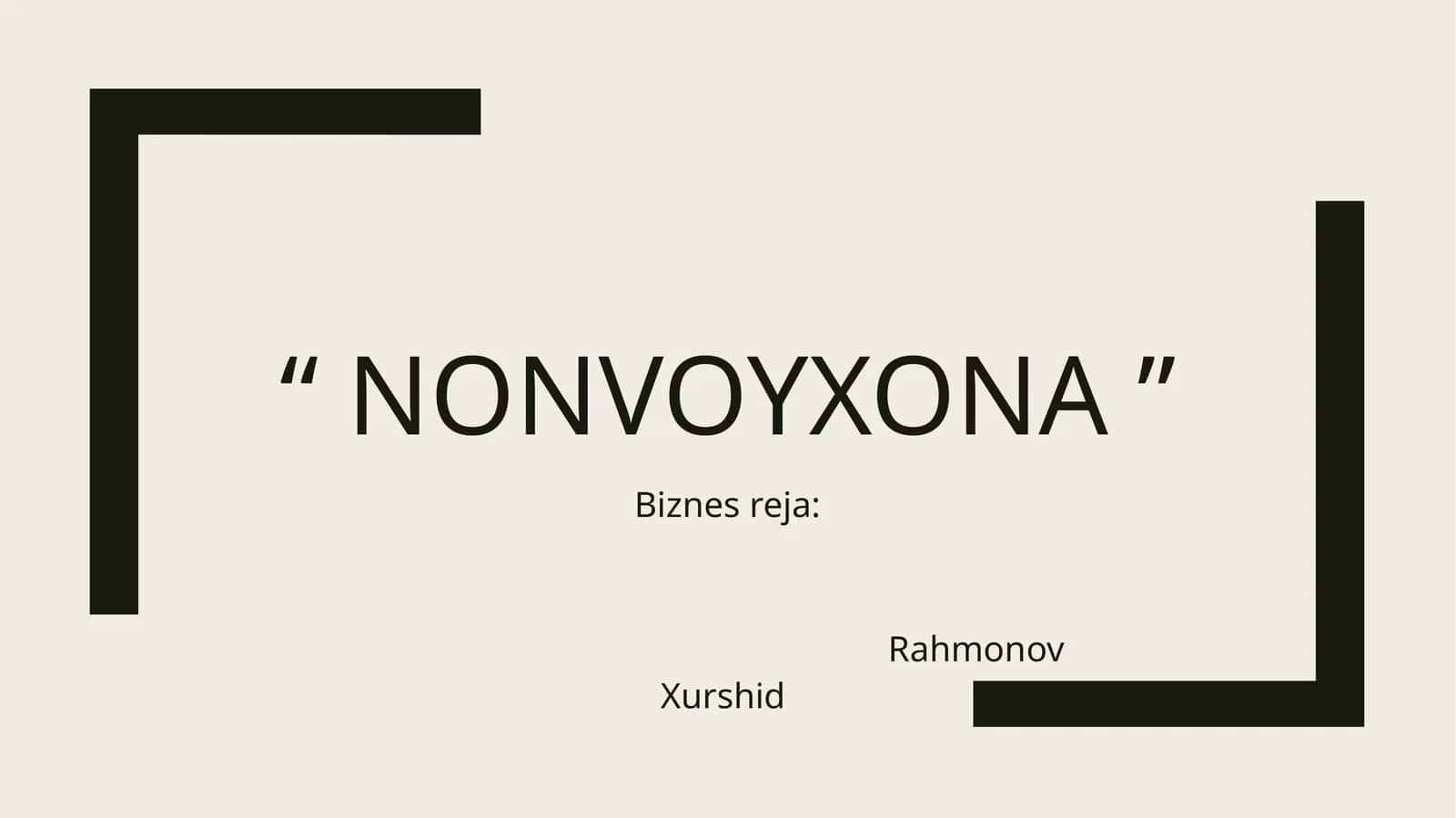 Nonvoyxona 1
