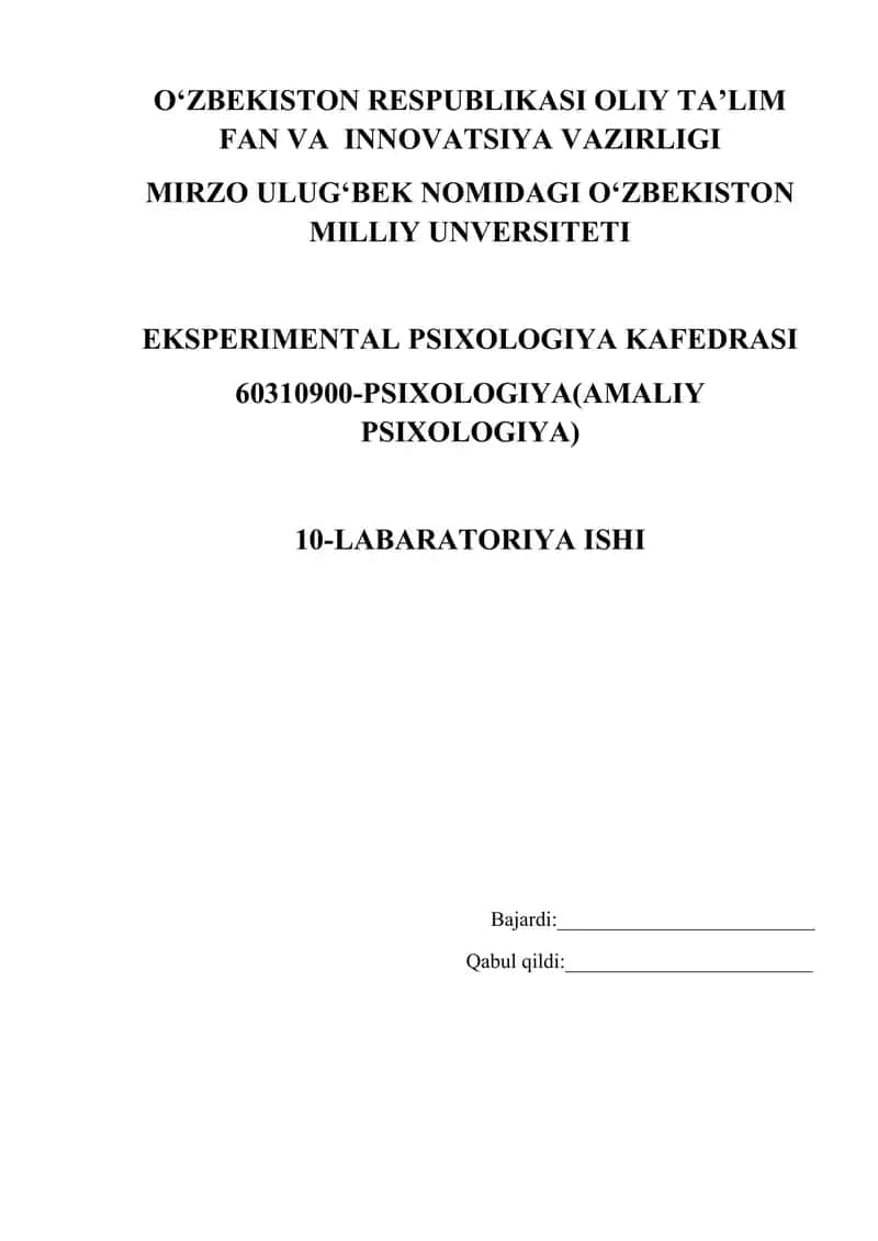 TANQIDIY TAFAKKUR TESTLARI 1