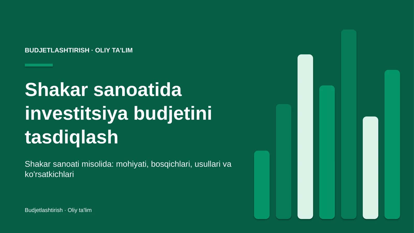 shakar sanoatida investitsiya budjetini tasdiqlash 6420 1