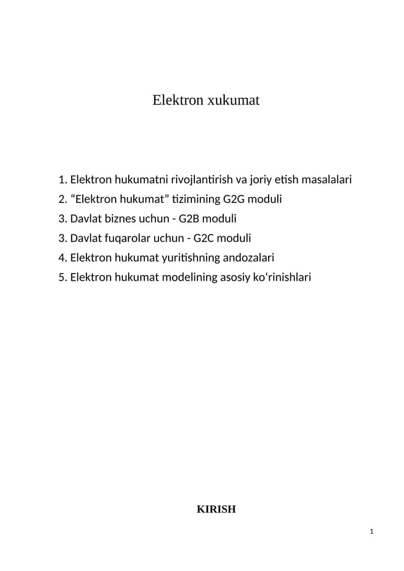 Elektron xukumat 1