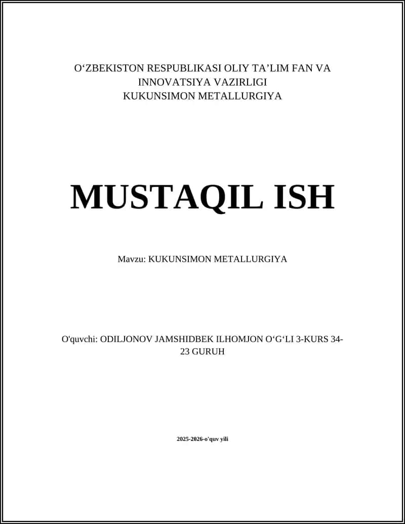 KUKUNSIMON METALLURGIYA 1