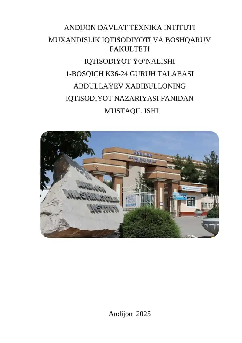 JAMG’ARMA VA UNING HAJMIGA TA’SIR ETUVCHI OMILLAR 1